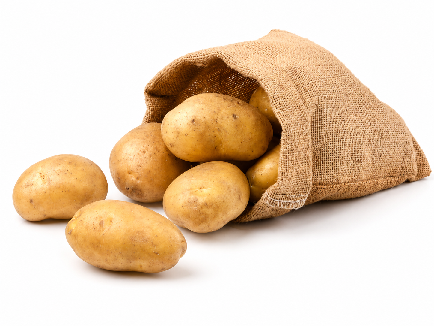 Fresh Egyptian potatoes prepared for export packing